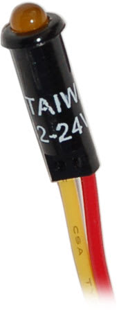 LED Indikator lys 12/24 V  (8033)