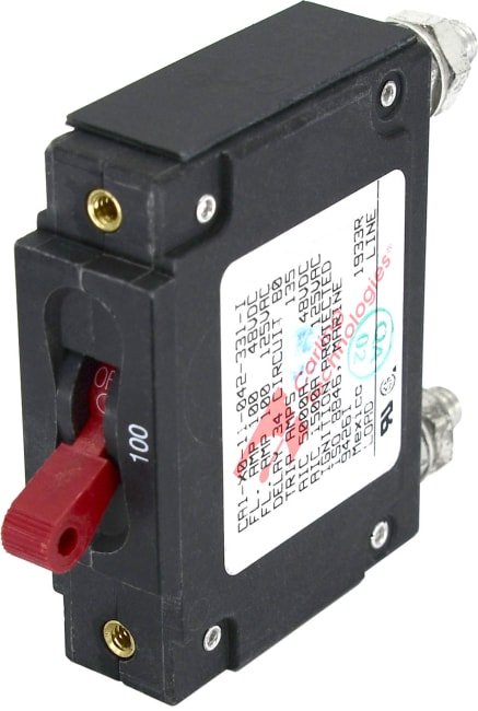 Automatsikring 100A 1 polet rød (7250I)