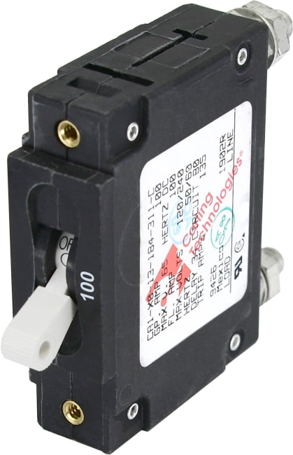 Automatsikring 100A 1 polet hvit (7250)