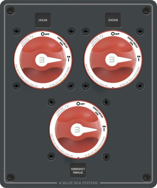 Batteristyring Panel 2 batteribanker (8280)