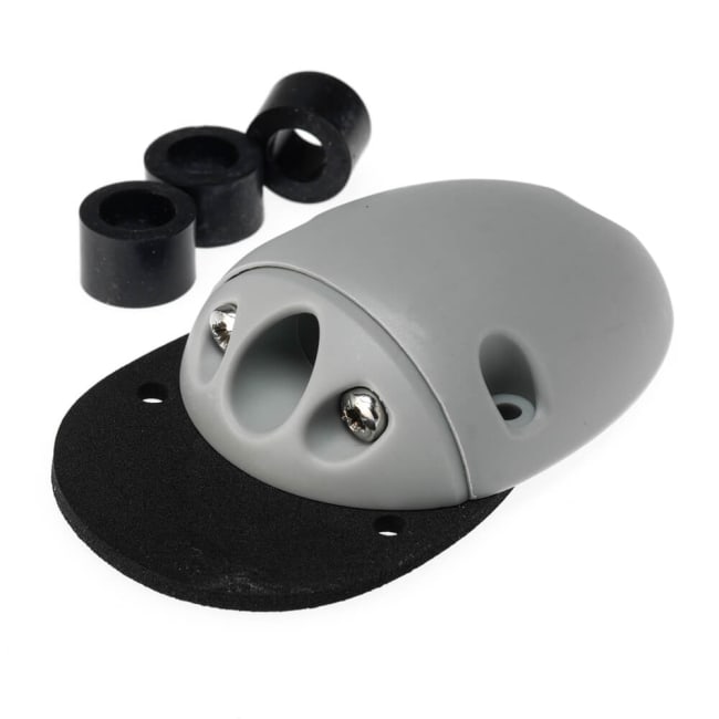 Kabelgjennomføring 10-12mm side entry grå