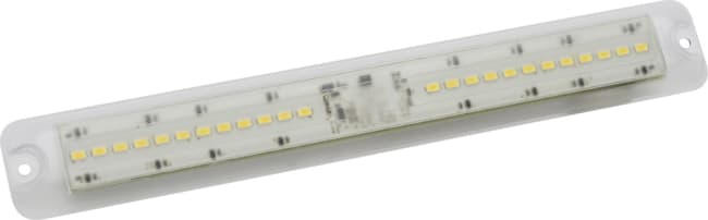 LED lys 279 mm klart glass 24V Resolux 141