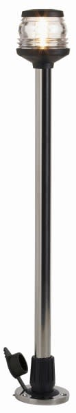 Lanternemast 1m, SS avtagbar, horisontal