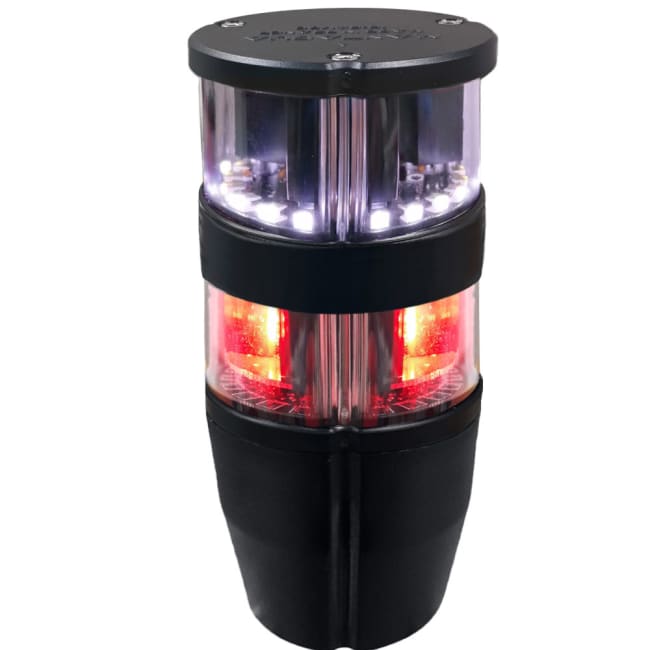 NaviPro LED Dbl Rundtlysende hvit o/rød <50m 2NM 10-30V