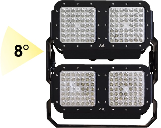 LED Spot/bauglys Terenez 24V 48000lm 8° 300W