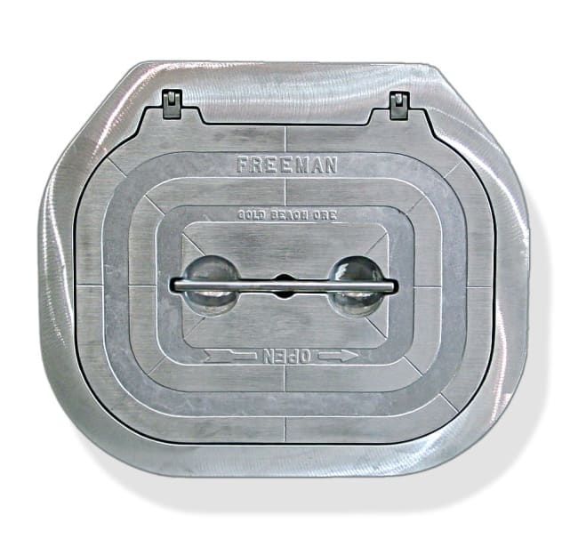 Aluminiumsluke Rektangulær 30"x36" hengslet A-K