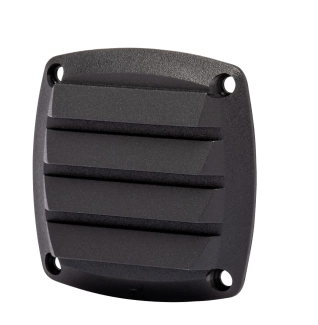 Ventilrist 85 x 85mm sort