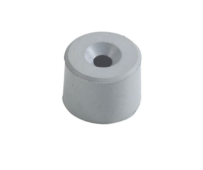 Dørstopper / holder grå gummi