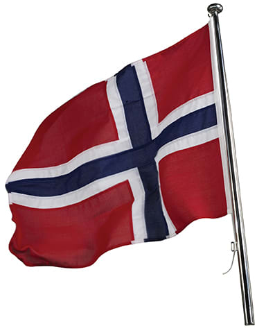 Norsk båtflagg 120cm