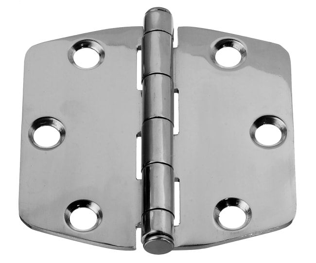 Hengsel 75 x 74 mm rustfritt