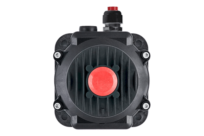 Serie 60 Signal 360° 24V rødt lys sort hus