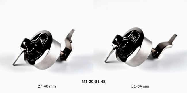 Kompresjonslås m/nøkkel 2-12/27-40 K