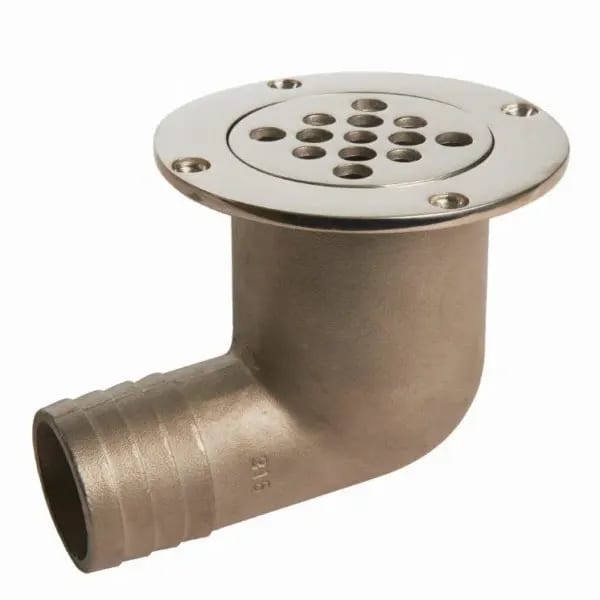 Dreneringsventil 95 grd. 1 1/2 inches SS AISI316