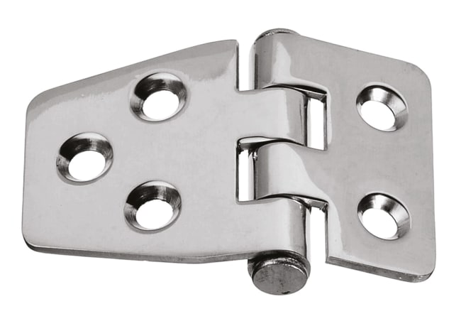 Hengsel 40 x 59 mm plant rustfritt