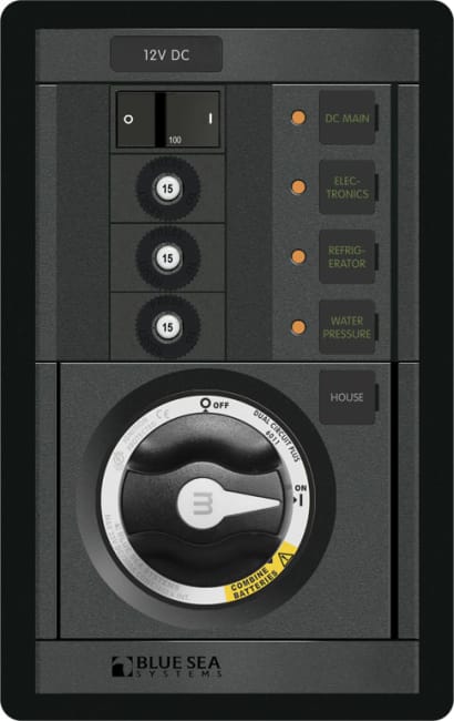 Batteristyring Panel 2 batteribanker (1408)