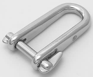 Sjakkel m/hurtiglås SS316