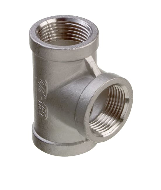 T-rør – rustfritt AISI 316