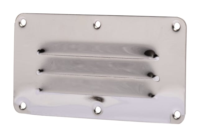 Ventilrist 127 x 67mm rustfritt