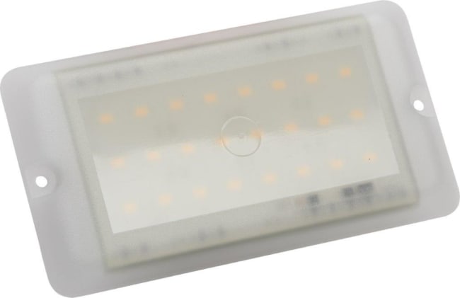 LED hvitt lys frosset glass 5700K 12V Resolux 140