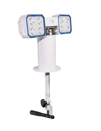 Søkelys 600mm ut/500mm inn 12-24V 120W smal/bred