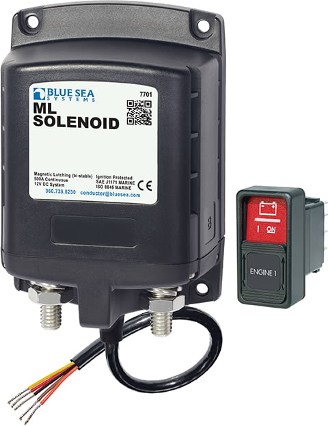 Fjernstyrt Batteribryter 24V Solenoid