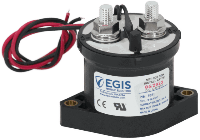 Hovedstrømbryter elektronisk Solenoid 12/24V 250/500A