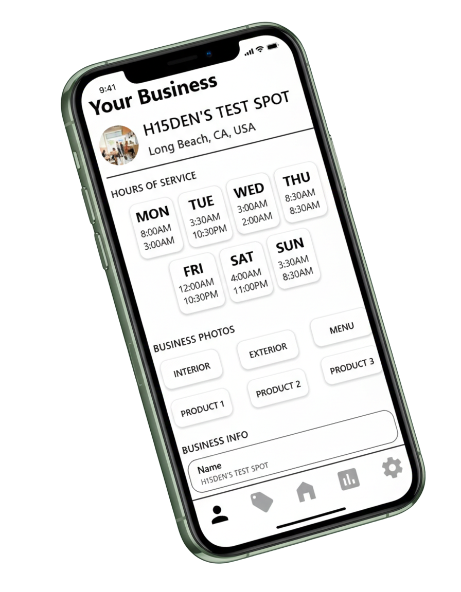 HI5DEN Business Interface