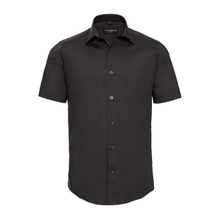 Russell Athletic Collection Short Sleeve Easy Care Fitted Shirt