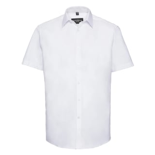 Russell Athletic Collection Short Sleeve Herringbone Shirt