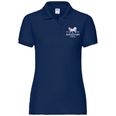 Mazzawi Eventing Ladies Navy Polo Shirt
