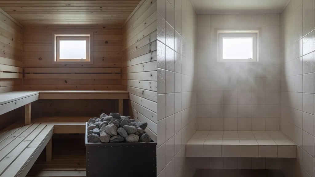 Sauna Fińska A Sauna Parowa