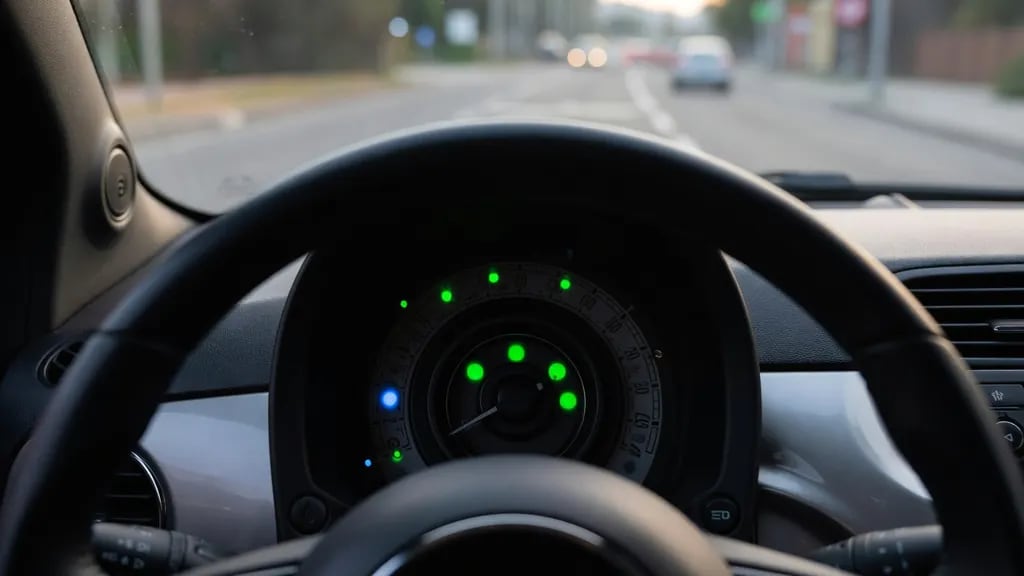 Fiat 500 Kontrolki Opis