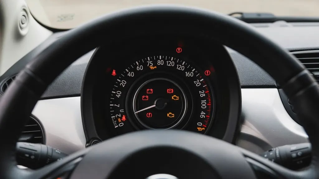 Fiat 500 Kontrolki Opis