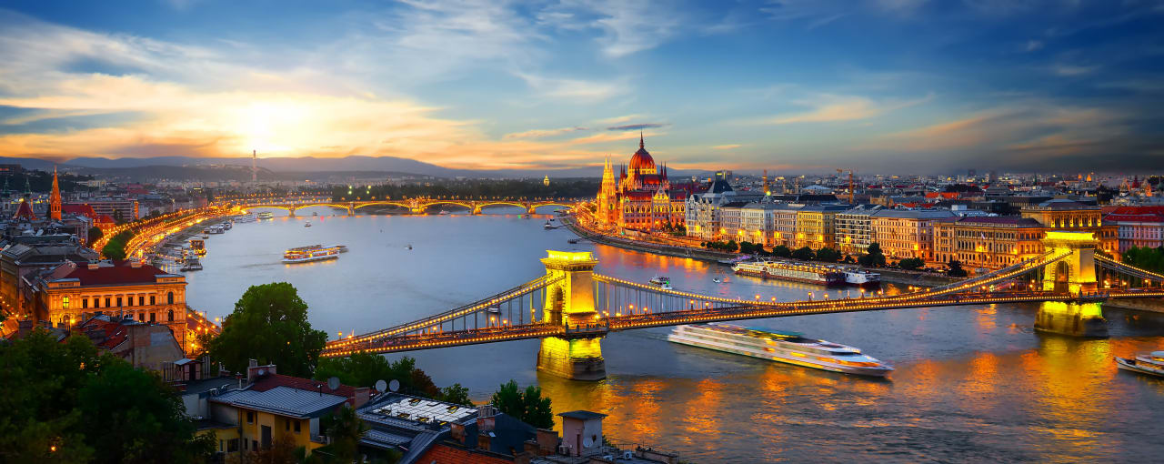 View of Budapest from the Gellert Hill