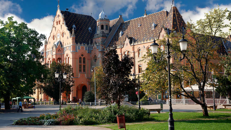 Town Hall of the City of Kecskemet in Hungary