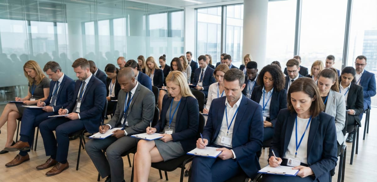 AI powered mock interview illustration