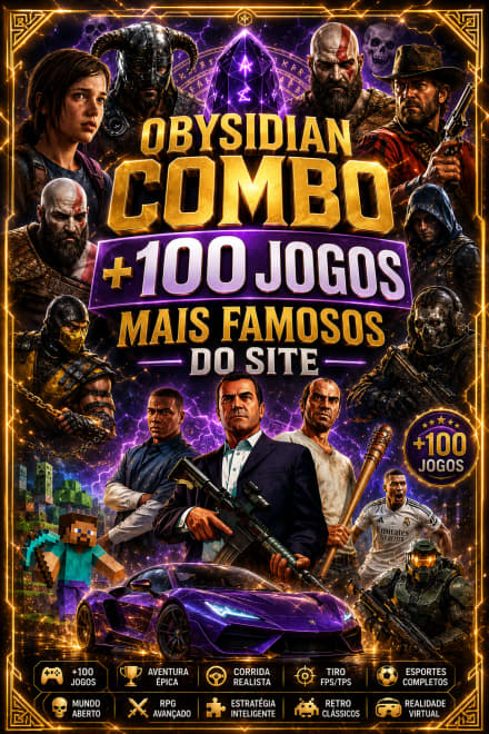 📦 COMBO 100+ JOGOS MAIS FAMOSOS DA LOJA ( OFERTA RELÂMPAGO ⚡)