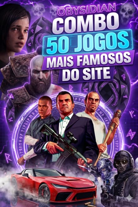 📦 COMBO 50 JOGOS MAIS FAMOSOS DA LOJA ( OFERTA RELÂMPAGO ⚡)