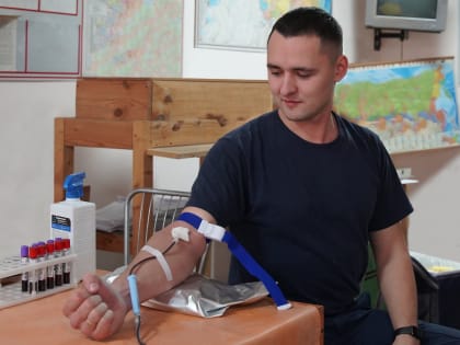 Сотрудники УФСИН России по Республике Башкортостан сдали кровь для жителей республики