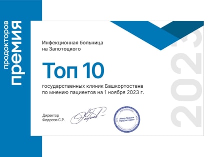 Результаты премии ПроДокторов