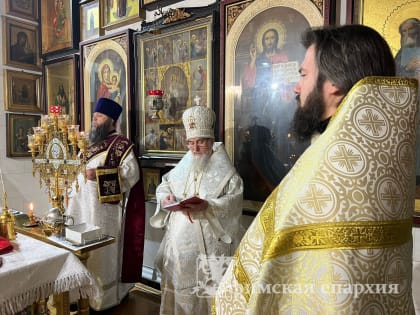 Служение митрополита НИКОНА на Отдание праздника Рождества Христова и день памяти преподобного Паисия Святогорца