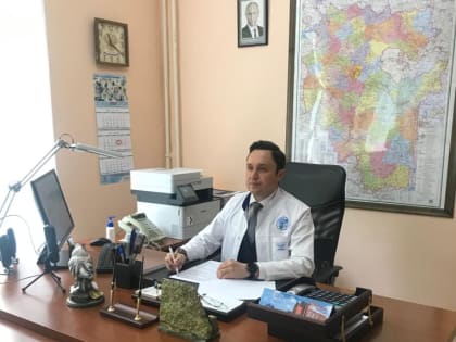 Выступление главного врача ГАУЗ РБ ДПС "ТОЛПАР" перед медицинскими организациями Центрального медицинского округа