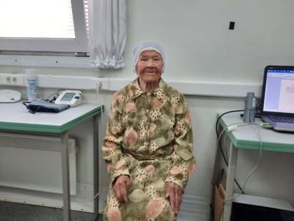 В Башкирии на приём к врачам «Поезда здоровья» пришла 100-летняя бабушка