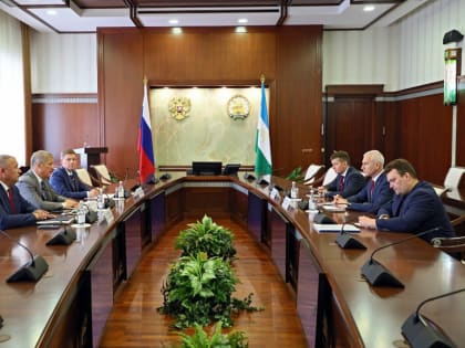 Радий Хабиров встретился с министром спорта России Олегом Матыциным