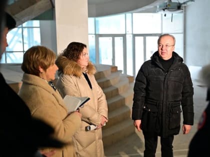 Андрей Назаров осмотрел ход работ на площадке Межвузовского студенческого кампуса