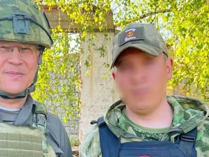 Глава Башкирии встретился с бойцами на Донбассе