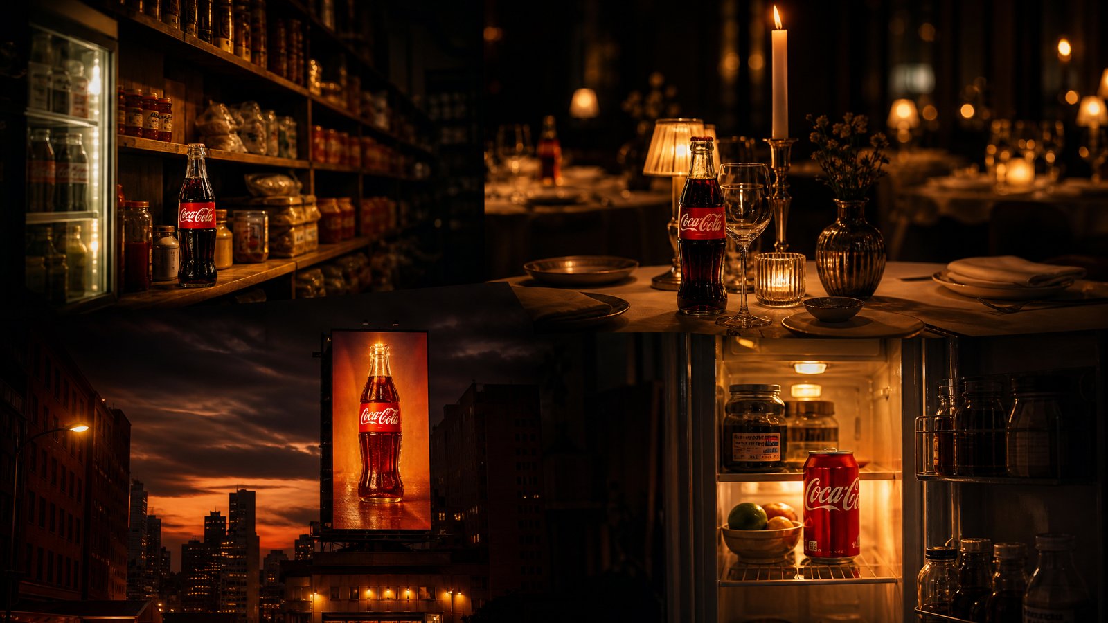 Coca-Cola в скромном магазине, дорогом ресторане, на билборде и в холодильнике — она везде