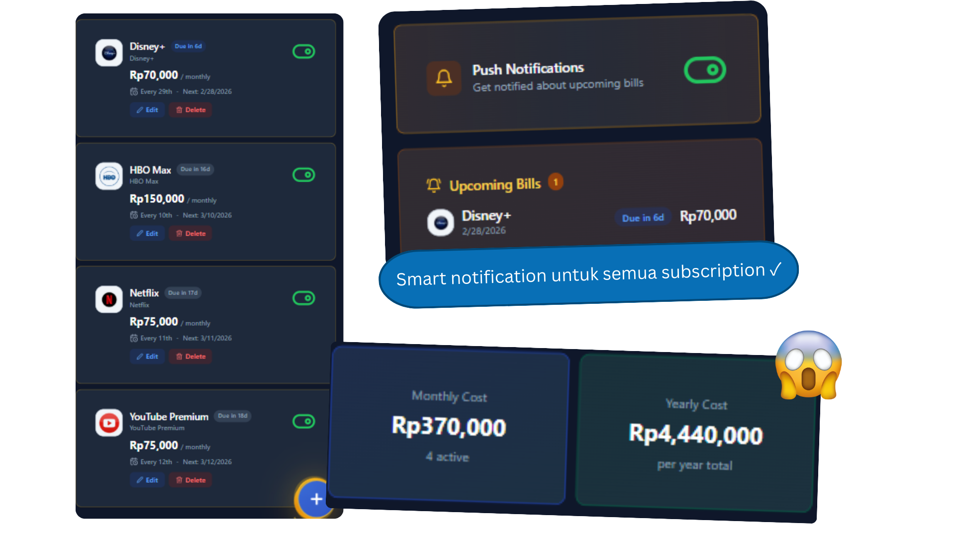 Atur langganan kamu !