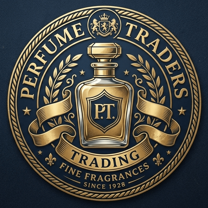 Elegant perfume trader logo