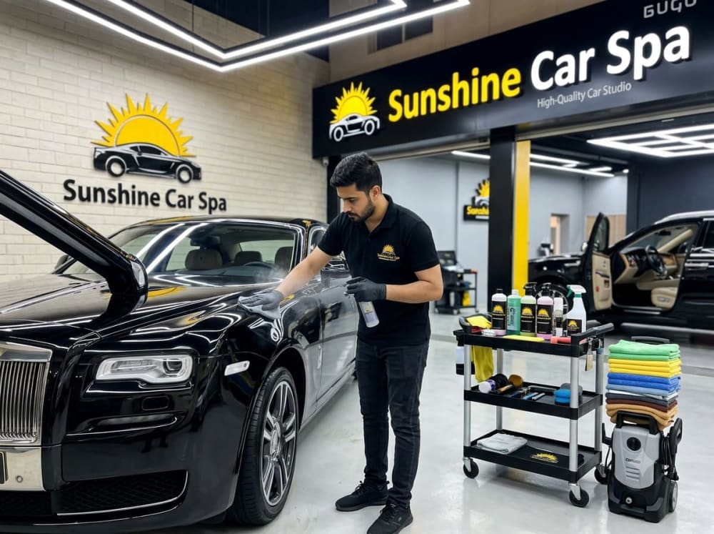 Sunshine car spa logo